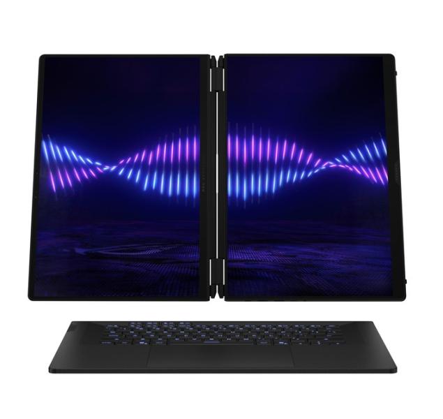 Лаптоп ASUS ROG Zephyrus Duo 16 2026 GX651AX-SR086X, Intel Core Ultra 9 386H 16C (1.6 / 4.9 GHz, 18MB Cache), 16.0" (40.64 cm) ROG Nebula HDR OLED Display, Touch Screen, NVIDIA GF RTX 5090 24GB GDDR7 DLSS 4, 64GB LPDDR5X, 2TB M.2 NVMe SSD, Windows 11