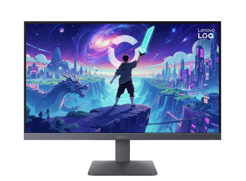 Монитор Lenovo LOQ 27Q-10, 27" (68.58cm) FHD IPS Anti-glare Panel, 200Hz, 0.5ms, 300cd/m2, DisplayPort, HDMI