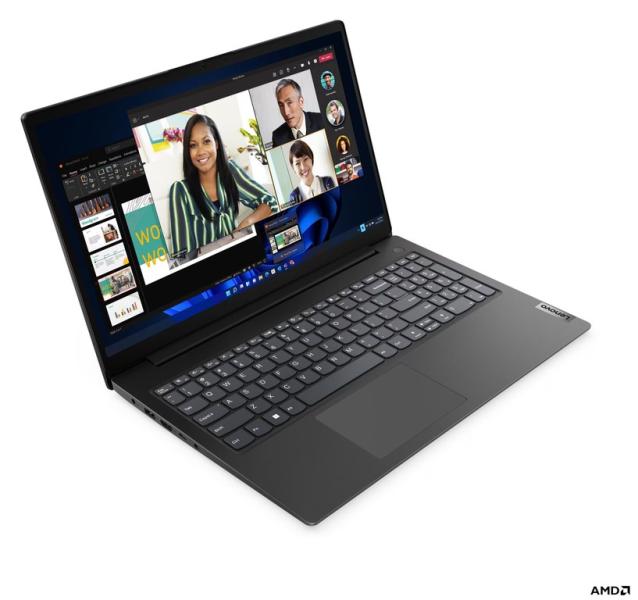 Лаптоп Lenovo V15 G4 AMN, AMD Ryzen 5 7520U 4C (2.8 - 4.3 GHz, 4MB Cache), 15.6'' (39.62 cm) FHD TN Anti-glare DisplayAMD, Radeon 610M, 8GB LPDDR5, 512GB M.2 NVMe SSD, Windows 11 Home