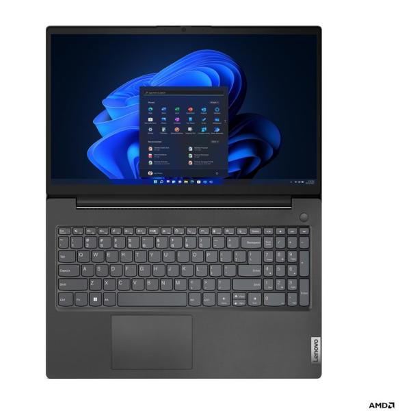 Лаптоп Lenovo V15 G4 AMN, AMD Ryzen 5 7520U 4C (2.8 - 4.3 GHz, 4MB Cache), 15.6'' (39.62 cm) FHD TN Anti-glare DisplayAMD, Radeon 610M, 8GB LPDDR5, 512GB M.2 NVMe SSD, Windows 11 Home