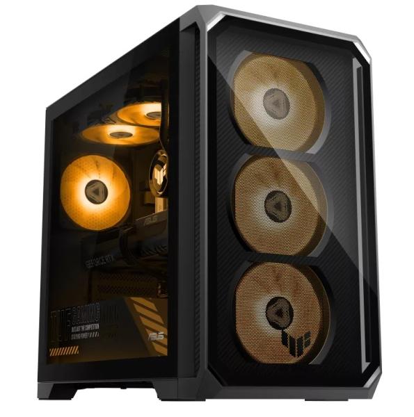Компютър ASUS TUF Gaming TM700 2026 TM700TZ-R8700F0160, AMD Ryzen 7 8700F 8C (4.1 / 5.0 GHz, 16MB Cache), NVIDIA GF RTX5060 Ti 8GB GDDR7, 16GB DDR5, 512GB SSD M.2 NVMe, No OS