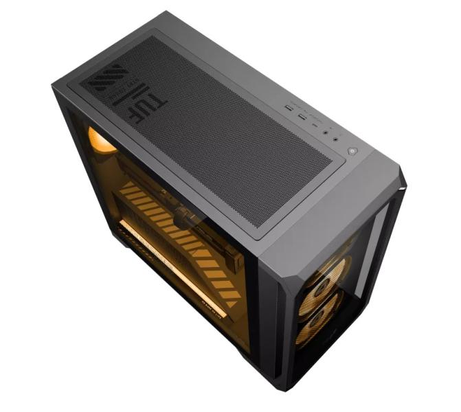Компютър ASUS TUF Gaming TM700 2026 TM700TZ-R8700F0160, AMD Ryzen 7 8700F 8C (4.1 / 5.0 GHz, 16MB Cache), NVIDIA GF RTX5060 Ti 8GB GDDR7, 16GB DDR5, 512GB SSD M.2 NVMe, No OS