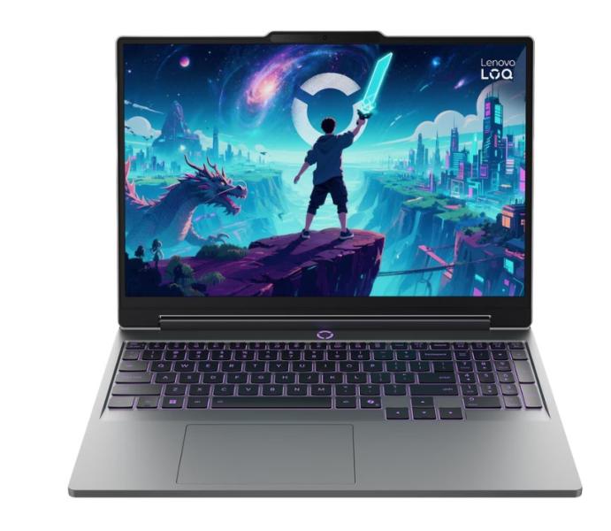 Лаптоп Lenovo LOQ 15IPH11, Intel Core Ultra 7 355 8C (1.7 / 4.7 GHz, 12MB Cache), 15.3" (38.86 cm) WUXGA IPS Anti-glare Display, NVIDIA GF RTX5050 8GB GDDR7, 16GB DDR5, 512GB M.2 NVMe SSD, No OS