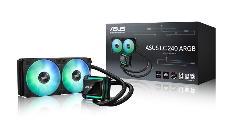 Охладител за процесор ASUS LC 240 ARGB, LGA 1700 / LGA 1851, AM4 / AM5