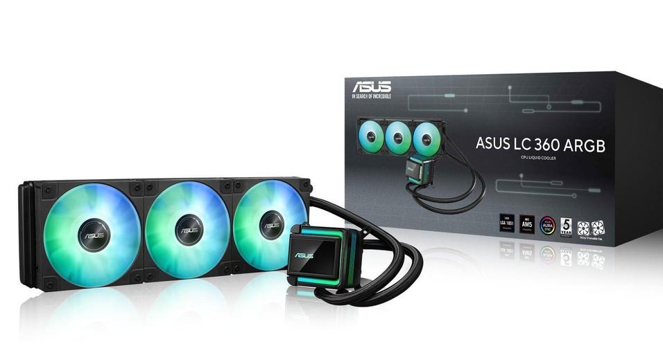 Охладител за процесор ASUS LC 360 ARGB, LGA 1700 / LGA 1851, AM4 / AM5