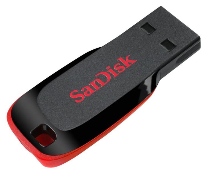 USB памет SanDisk Cruzer Blade, 128GB, USB 2.0