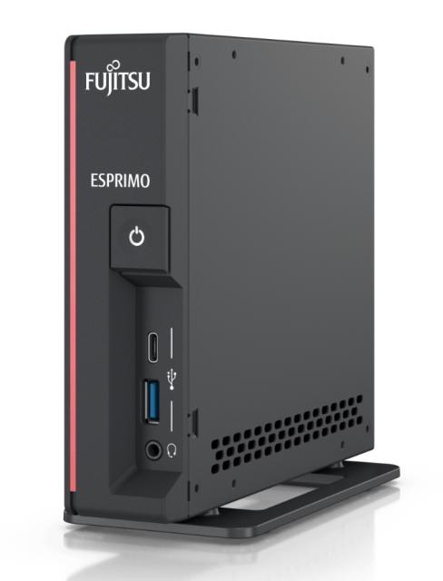 Настолен компютър Fujitsu ESPRIMO G5011 ~0.86 liters, Intel Core i5-10400T, 8GB DDR4-3200, SSD PCIe 256GB M.2 NVMe Value, WLAN 802.11ax, Wi-Fi 6, BT5.2, Country kit (INT), AC-Adapter 19V/65W, Load Win10 Pro(64) R3+Office 1mth Trial, Optical USB mouse