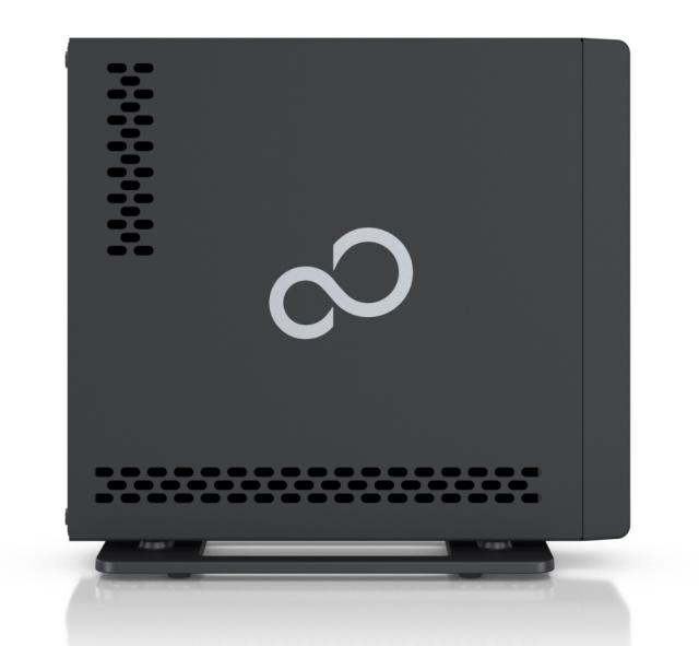 Настолен компютър Fujitsu ESPRIMO G5011 ~0.86 liters, Intel Core i5-10400T, 8GB DDR4-3200, SSD PCIe 256GB M.2 NVMe Value, WLAN 802.11ax, Wi-Fi 6, BT5.2, Country kit (INT), AC-Adapter 19V/65W, Load Win10 Pro(64) R3+Office 1mth Trial, Optical USB mouse