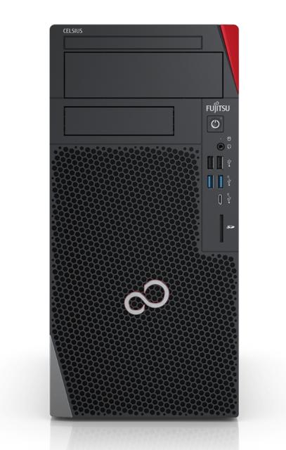 Настолен компютър Fujitsu Celsius W5011, Intel Core i9-11900 2.5/5.2 GHz, 32GB DDR4, 512GB SSD, 1x USB-C 3.2, Windows 10 Pro