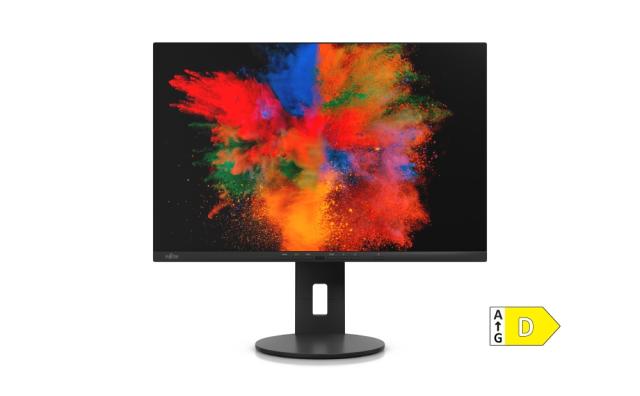 Монитор Fujitsu DISPLAY P2410 WS Wide 24", LED, PL, IPS, 5ms, 1000:1, 300 cd/m2, 1920x1200 16:10, 1xDP Out(Daisy Chain), 1xDP1.2, 1xHDMI1.4, 4xUSB, 1xUSB-C 95W, 1xGB LAN, 6-in-1 stand, Sp.2x2W, Heig adj.150mm, Rot. 90°,Tilt angle -5°/+35°, Sw.angle 3