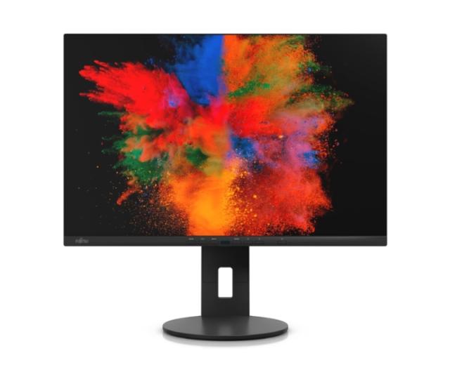 Монитор Fujitsu DISPLAY P2410 WS Wide 24", LED, PL, IPS, 5ms, 1000:1, 300 cd/m2, 1920x1200 16:10, 1xDP Out(Daisy Chain), 1xDP1.2, 1xHDMI1.4, 4xUSB, 1xUSB-C 95W, 1xGB LAN, 6-in-1 stand, Sp.2x2W, Heig adj.150mm, Rot. 90°,Tilt angle -5°/+35°, Sw.angle 3