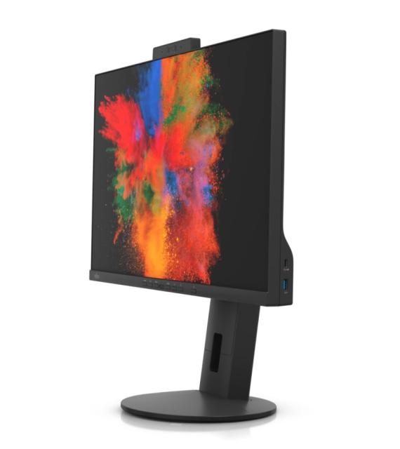 Монитор Fujitsu DISPLAY P2410 TS CAM, LED, PL, IPS, 5ms, 1000:1, 300 cd/m2, 1920x1080 16:9, 1xDP Out(Daisy Chain), 1xDP1.2, 1xHDMI1.4, 4xUSB, 1xUSB-C 95W, 1xGB LAN, 6-in-1 St, WebCam 2.0MP, Sp.2x2W, H.adj.150mm,Rot. 90°,Tilt ang.-5°/+35°, Sw.angle 34