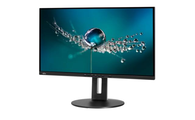 Монитор Fujitsu DISPLAY B27-9 TS QHD 27" Ultra Wide, LED, Business Line, IPS, 5ms, 1000:1, 350 cd/m2, 2560x1440 UHD, 1xHDMI, 1xDP 1.2, 1 x DualLink DVI, USB, 4-in-1 stand, Sp.2x2W, Height adj. 150mm, Rotation 90°,Tilt -5°/+35°, Swivel angle 345°, Mat