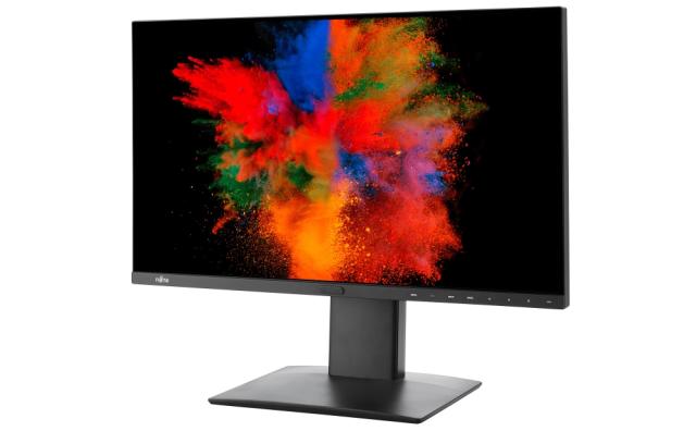 Монитор Fujitsu DISPLAY P27-8 TS UHD 27" Ultra Wide, LED, P-Line, IPS,5ms,1300:1,350cd/m2,3840x2160 UHD,1xMiniDisplayPort, 1xDisplayPort 1.2,2xHDMI 2.0, 4xUSB, 4-in-1 stand, Sp.2x2W, Height adj.130mm,Rotation 90°,Tilt -5°/+35°, Swivel 340°, Pres.sens