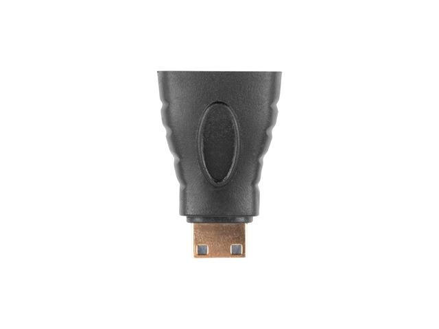 Адаптер Lanberg adapter HDMI (f) -> HDMI mini (m), black