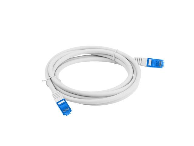 Кабел Lanberg patch cord CAT.6A FTP LSZH CCA 0.5m Fluke Passed, grey