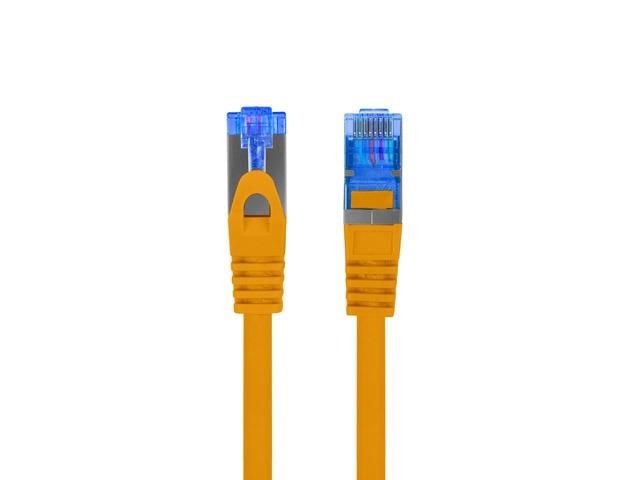 Кабел Lanberg patch cord CAT.6A FTP LSZH CCA 1m Fluke Passed, orange