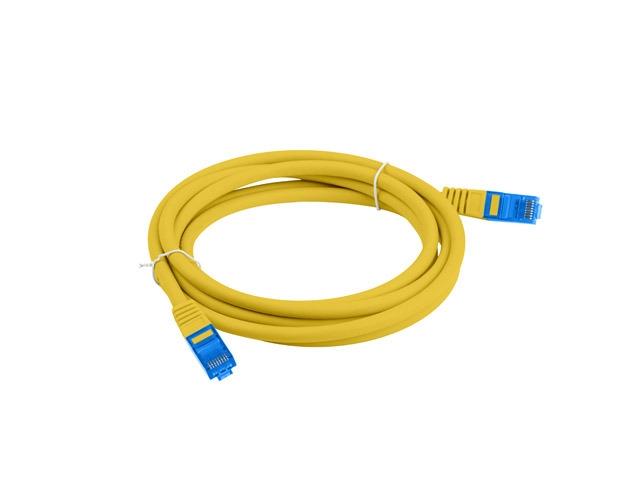 Кабел Lanberg patch cord CAT.6A FTP LSZH CCA 1m Fluke Passed, yellow