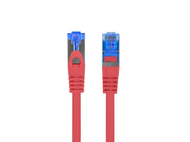 Кабел Lanberg patch cord CAT.6A FTP LSZH CCA 2m Fluke Passed, red