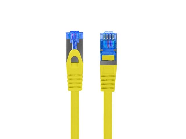Кабел Lanberg patch cord CAT.6A FTP LSZH CCA 2m Fluke Passed, yellow