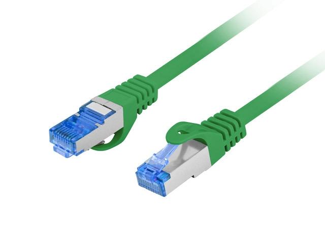 Кабел Lanberg patch cord CAT.6A FTP LSZH CCA 5m Fluke Passed, green