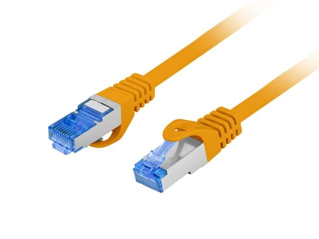 Кабел Lanberg patch cord CAT.6A FTP LSZH CCA 5m Fluke Passed, orange