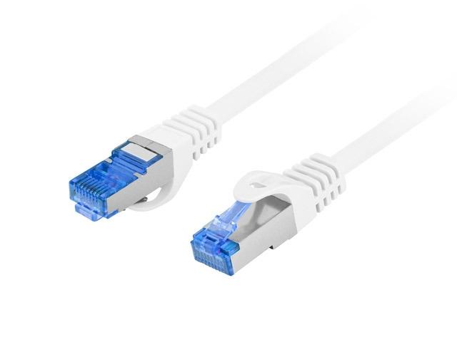Кабел Lanberg patch cord CAT.6A FTP LSZH CCA 5m Fluke Passed, white