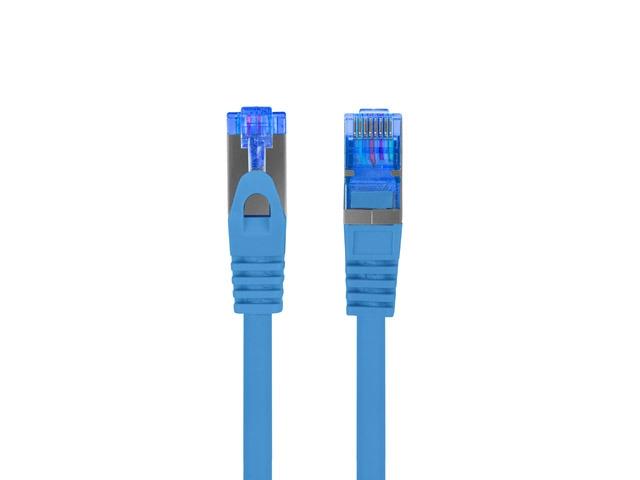 Кабел Lanberg patch cord CAT.6A FTP LSZH CCA 15m Fluke Passed, blue