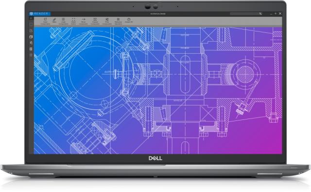 Лаптоп Dell Precision 3570, Intel Core i7-1265U vPro (12 MB Cache, 1.80 GHz to 4.80 GHz), 15.6" FHD (1920x1080) 250 nit, RGB Camera, 16 GB, 1x16, 4800MHz, DDR5, M.2 512GB SSD, NVIDIA T550 4G DDR6, Wifi 6E+BT, Win 11 Pro, 3Y BO