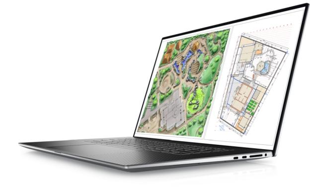 Лаптоп Dell Precision 5770, Intel Core i7-12700H vPro (24 MB, 14 cores, 2.30 GHz to 4.70 GHz), 17" UHD+ touch, 3840x2400, WLED, IR Cam, 16 GB, 2x8 GB, DDR5, 4800Mhz, M.2 2280 512 GB PCIe x4 NVMe, NVIDIA RTX A2000, 8 GB DDR6, Wi-Fi 6E, BT, Backlit, Wi