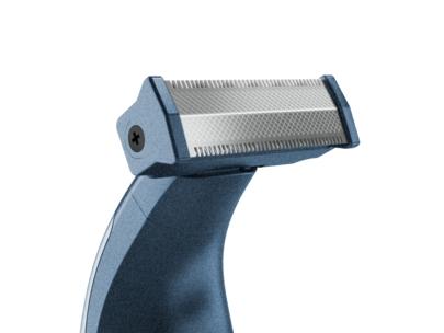 Тример Rowenta TN6030F4  Hybrid Forever Sharp blue, beard, waterproof 3-in-1, self-sharpening blades, 100% stainless steel, 120min autonomy, charging time 1h30min, 5 dual-sided combs, cleaning brush & oil, USB charging cable, anti-shock travel case