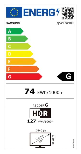Телевизор Samsung 43" 43LS03 Frame, 4K UHD LED TV, SMART, HDR 10+, 3000 PQI, Mega Contrast, Dual LED, Dolby Digital Plus, Bixby, 4xHDMI 2.1, 2xUSB, Bluetooth, Wi-Fi, Tizen, Charcoal Black