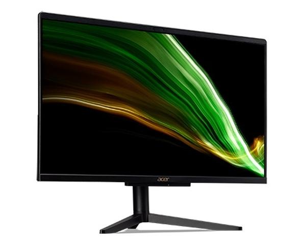 Настолен компютър - всичко в едно Acer Aspire C24-1600 23.8" FHD AiO, Intel Pentium Silver N6005 (up to 3.30GHz, 4MB), 8GB DDR4 (up to 16GB), 512GB SSD, no DVD, Intel UHD Graphics, HDMI, 2xUSB 3.2, USB 2.0, SD Card Reader, RJ-45, Cam., KBD& Mouse USB