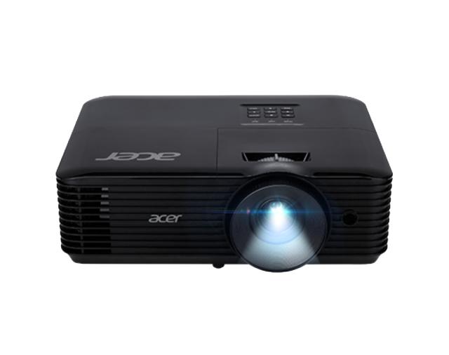 Мултимедиен проектор Acer Projector H5385BDi, DLP, 720p (1280x720), 4000Lm, 20000:1, 3D, HDMI, HDMI/MHL, USB, RS232, Wifi, Audio in/out, RGB, RCA, DC Out (5V/1A), Bag, 3W Speaker, 2.7Kg, Black+Acer T82-W01MW 82.5" (16:10) Tripod Screen White