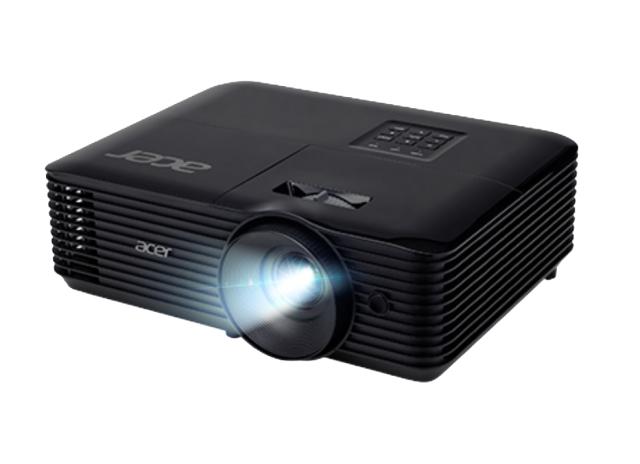 Мултимедиен проектор Acer Projector H5385BDi, DLP, 720p (1280x720), 4000Lm, 20000:1, 3D, HDMI, HDMI/MHL, USB, RS232, Wifi, Audio in/out, RGB, RCA, DC Out (5V/1A), Bag, 3W Speaker, 2.7Kg, Black+Acer T82-W01MW 82.5" (16:10) Tripod Screen White