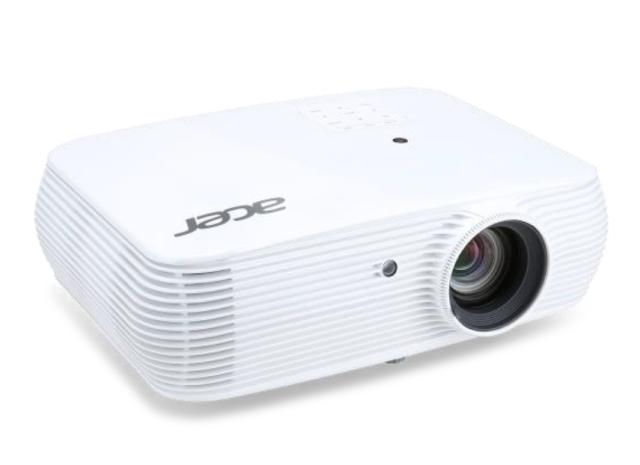 Мултимедиен проектор Acer Projector P5630, DLP, WUXGA (1920x1200), 20000:1, 4000 ANSI Lumens, HDMI/MHL, VGA, RCA, LAN, Speaker 16W, 3D Ready, White, Bag+Acer T82-W01MW 82.5" (16:10) Tripod Screen White