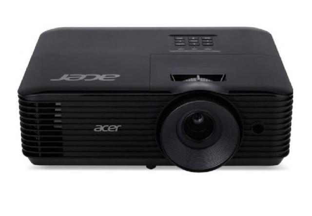 Мултимедиен проектор Acer Projector X1228H, DLP, XGA (1024x768), 4500 ANSI Lm, 20 000:1, 3D, Auto keystone, HDMI, VGA in/out, RCA, RS232, Audio in/out, DC Out (5V/1A), 3W Speaker, 2.7kg, Black+Acer T82-W01MW 82.5" (16:10) Tripod Screen White