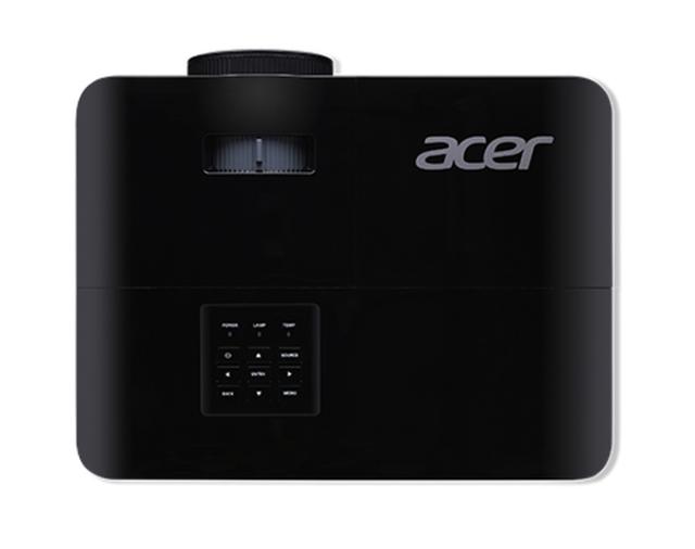 Мултимедиен проектор Acer Projector X1128i, DLP, SVGA (800 x 600), 4500 ANSI Lm, 20 000:1, 3D, Auto keystone, included wifi dongle, 24/7 operation, Wifi, HDMI, VGA in, RCA, RS232, Audio in/out, DC Out (5V/1A), 3W Speaker, 2.7kg, Black+Acer T82-W01MW 