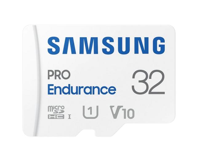 Карта памет Samsung 32 GB micro SD PRO Endurance, Adapter, Class10, Waterproof, Read 100 MB/s - Write 30 MB/s