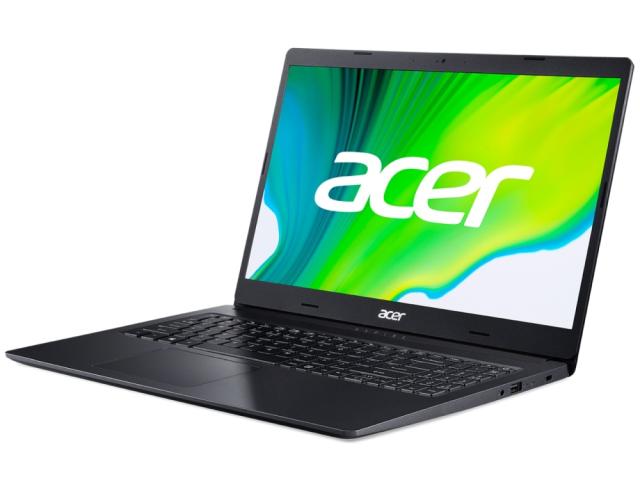 Лаптоп Acer Aspire 3, A315-23-R0AR, AMD Ryzen 5 3500U (up to 3.70GHz, 4MB), 15.6" FHD (1920x1080) AG, HD Cam, 8GB DDR4( 1 slot free), 512 SSD PCIe, Radeon Vega 8 Graphics, RJ-45, 802.11ac, BT 4.2, Linux, Black