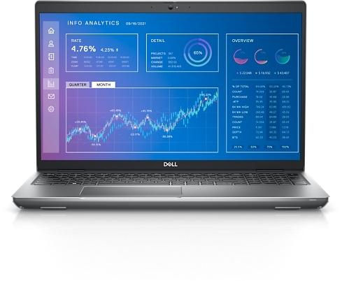 Лаптоп Dell Precision 3571, Intel Core i7-12800H Vpro (24M Cache, up to 4.8 GHz), 15.6" FHD (1920x1080) AG, 16GB 4800MHz DDR5, 512GB SSD PCIe M.2, NVIDIA T600 4GB, Wi-Fi 6, BT 5.1, Backlit Bg Kbd, Windows 11 Pro, 3Yr BOS