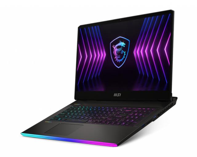 Лаптоп MSI Raider GE77HX 12UHS, RTX 3080Ti GDDR6 16GB, 17.3" UHD (3840x2160), 120Hz 100% DCI-P3, Anti-Glare, i9-12900HX (16C/24T, up to 5 Ghz), 64GB DDR5 (32GBx2), 2TB M.2 PCIe SSD, Wi-Fi 6E, BT5.2, Per-Key RGB KBD, 4 Cell 99.9 Whr, Windows 11 Home, 