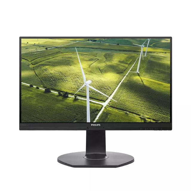 Монитор Philips 241B7QGJEB, 23.8" IPS WLED, 1920x1080@60Hz, 5ms GtG, 250 cd/m2, 1000:1, DCR 50M:1, FlickerFree, Low Blue Mode, 2Wx2, Tilt, Height Adjust, Pivot, Swivel, D-SUB, DVI, HDMI, DP, USB hub