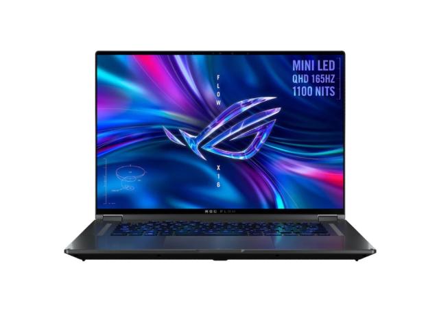 Лаптоп Asus ROG Flow X16 ,GV601RW-M6014W, AMD Ryzen 9 6900HS (8-core/16-thread, 16MB cache, up to 4.9 GHz max boost), 16" WQXGA (2560 x 1600) 16:10 , 165Hz,16GB DDR5 4800( 2*8), 1TB PCIE NVME,GeForce RTX 3070 Ti 8 GB GDDR6,Backlit Chiclet Keyb,Win11 