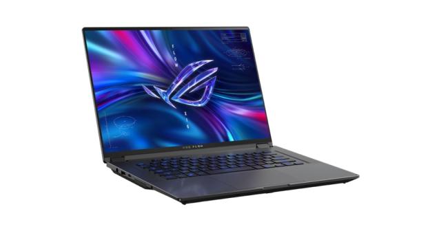 Лаптоп Asus ROG Flow X16 ,GV601RW-M6014W, AMD Ryzen 9 6900HS (8-core/16-thread, 16MB cache, up to 4.9 GHz max boost), 16" WQXGA (2560 x 1600) 16:10 , 165Hz,16GB DDR5 4800( 2*8), 1TB PCIE NVME,GeForce RTX 3070 Ti 8 GB GDDR6,Backlit Chiclet Keyb,Win11 
