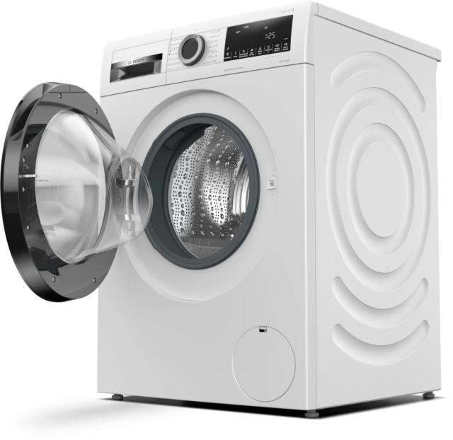 Пералня Bosch WGG14403BY SER6 Washing machine 9kg, 1400 rpm, AntiStain function, EcoSilence Drive, AllergyPlus, SpeedPerfect, Energy class A, Spin efficiency B, 48l, 71 dB, white-black gray door