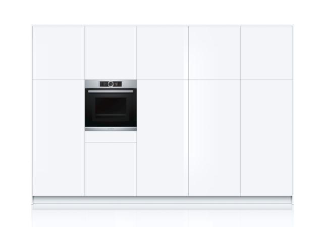 Фурна Bosch HNG6764S1, Combi microwave oven, 4D, Pyro, addSteam, roastingSensor, bakingSensor, 1-lvl pyro rail