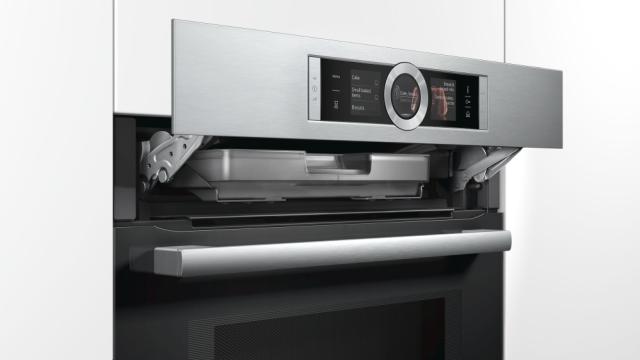 Фурна Bosch HNG6764S1, Combi microwave oven, 4D, Pyro, addSteam, roastingSensor, bakingSensor, 1-lvl pyro rail