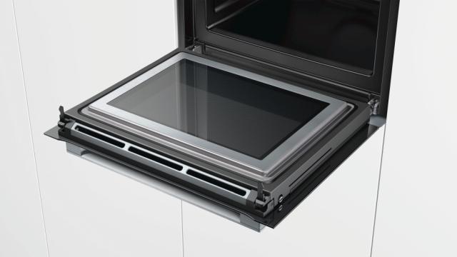 Фурна Bosch HNG6764S1, Combi microwave oven, 4D, Pyro, addSteam, roastingSensor, bakingSensor, 1-lvl pyro rail