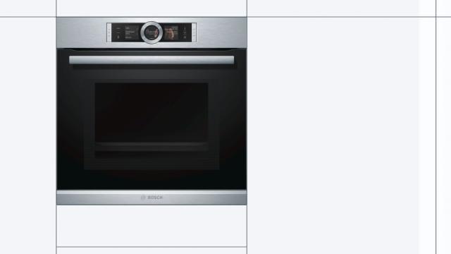 Фурна Bosch HNG6764S1, Combi microwave oven, 4D, Pyro, addSteam, roastingSensor, bakingSensor, 1-lvl pyro rail